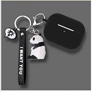 Air Pod Case with Panda Key Ring